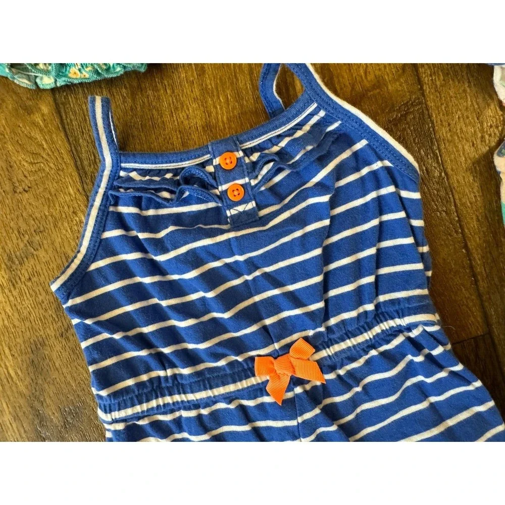 Carters Baby Girl Clothes Lot 3 Months Rompers Outfits Summer‎ Bundle Strawberry